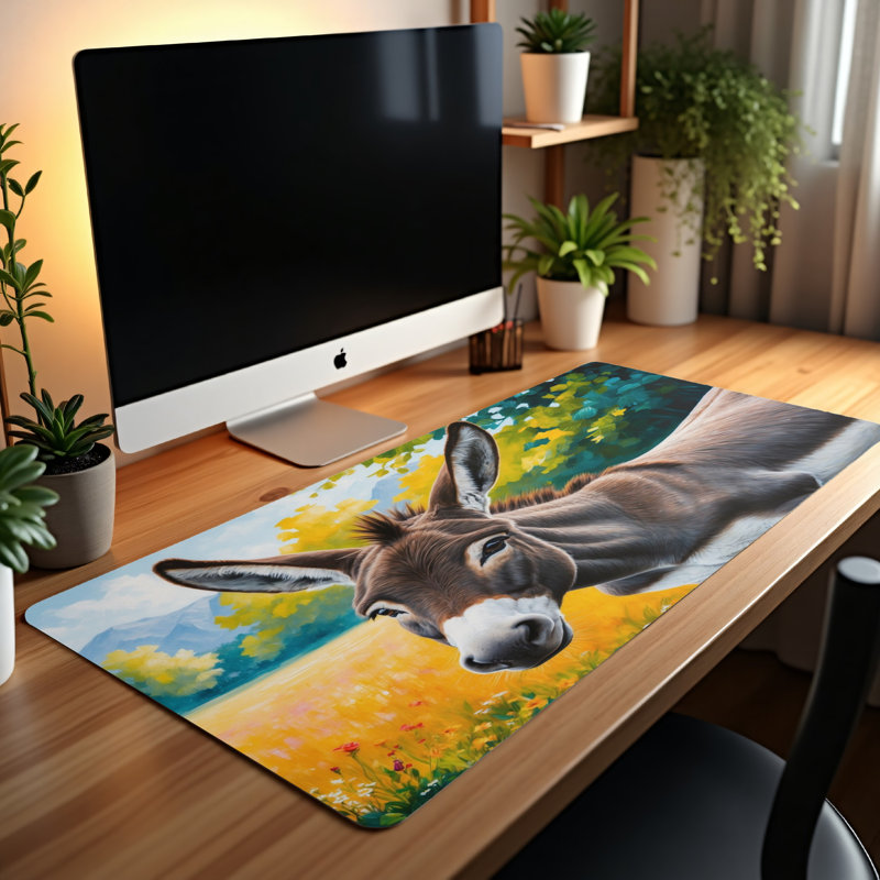 Polyester Desk Pad, 14.4x12.1