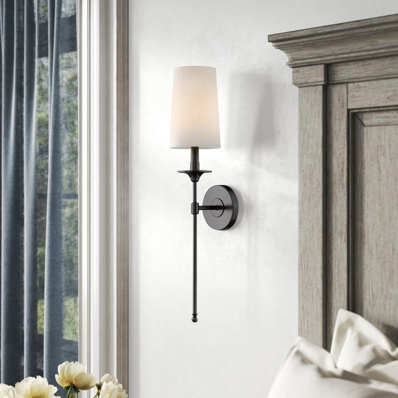 Elyse Steel Wallchiere, Matte Black