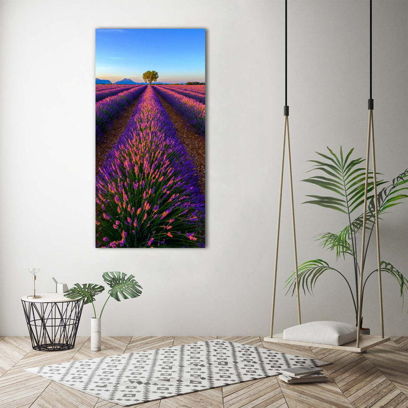 Lavender Field - Wrapped Canvas Print