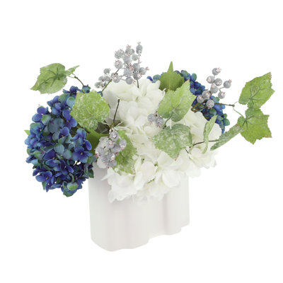 Hydrangea and Berry Arrangement