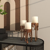 Moderna 11.80'' H Aluminum Tabletop Candlestick