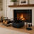 Modern 3‑Piece Fireplace Accessory Set with Log Rack, Firewood Storage Bucket and Complete Fireplace Tools for Home Hearth-1374429488