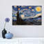 The Starry Night by Vincent Van Gogh - Print on Canvas-420212984-420212991