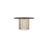 Essaouira Round Glass Top with Iron Base Dining Table