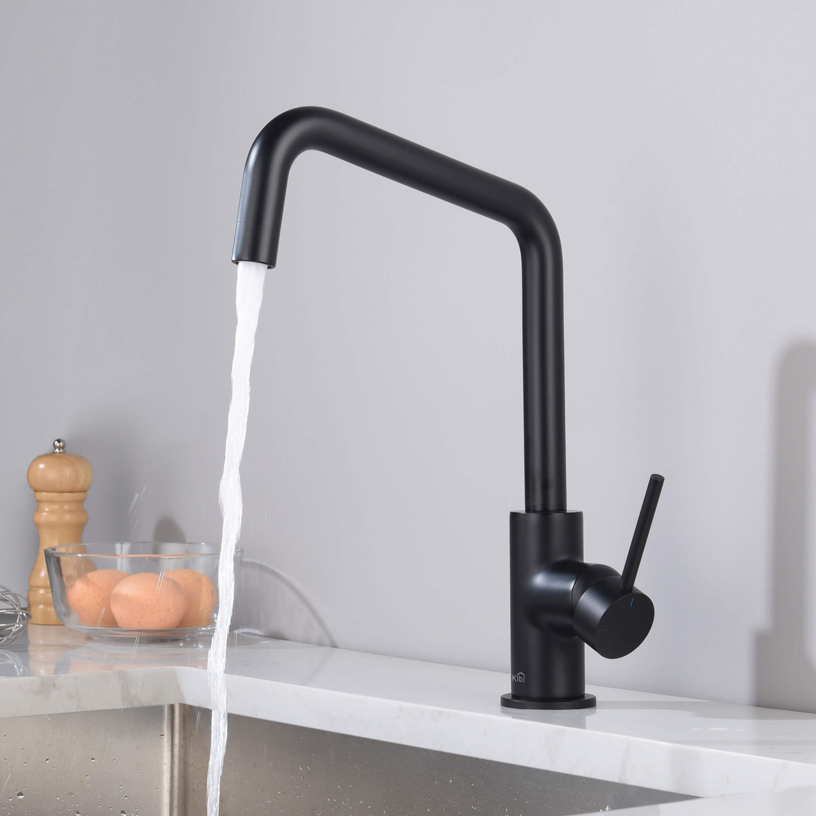 Macon Bar Faucet, Matte Black