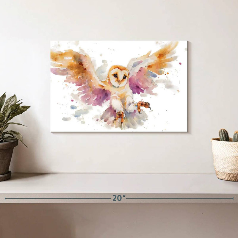 Brampt Twilight Owl, 8" H x 12" W