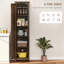 67" Kitchen Pantry, Storage Cabinet with Barn Door, -521890496