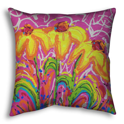 Throw Pillow, Triple Play by Jeff Boutin