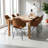Marilyn 18.5'' H Faux Leather Upholstered Metal Armchair