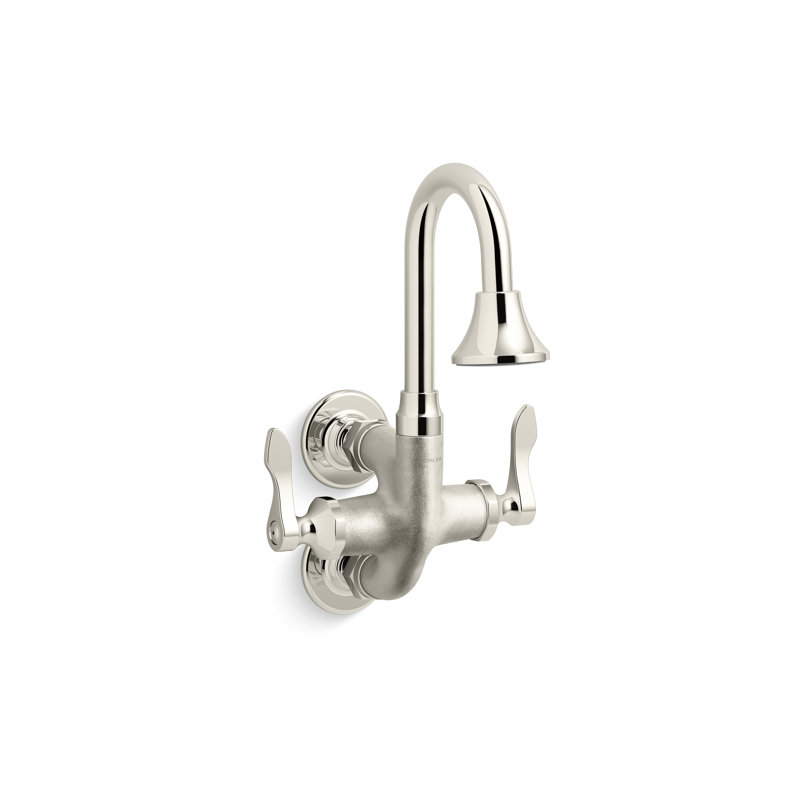 Triton Bowe™ Cannock 1.2 GPM Bathroom Sink Faucet with 3.69'' Gooseneck Spout and Lever Handles, Drain Not Included
