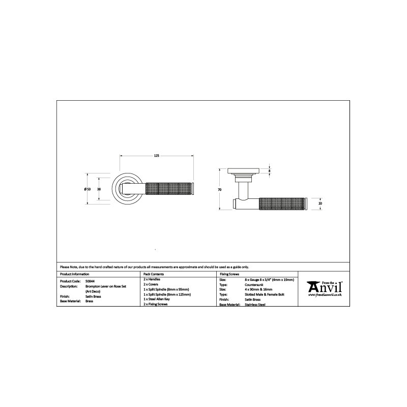 Brompton Interior Mortise Door Handle