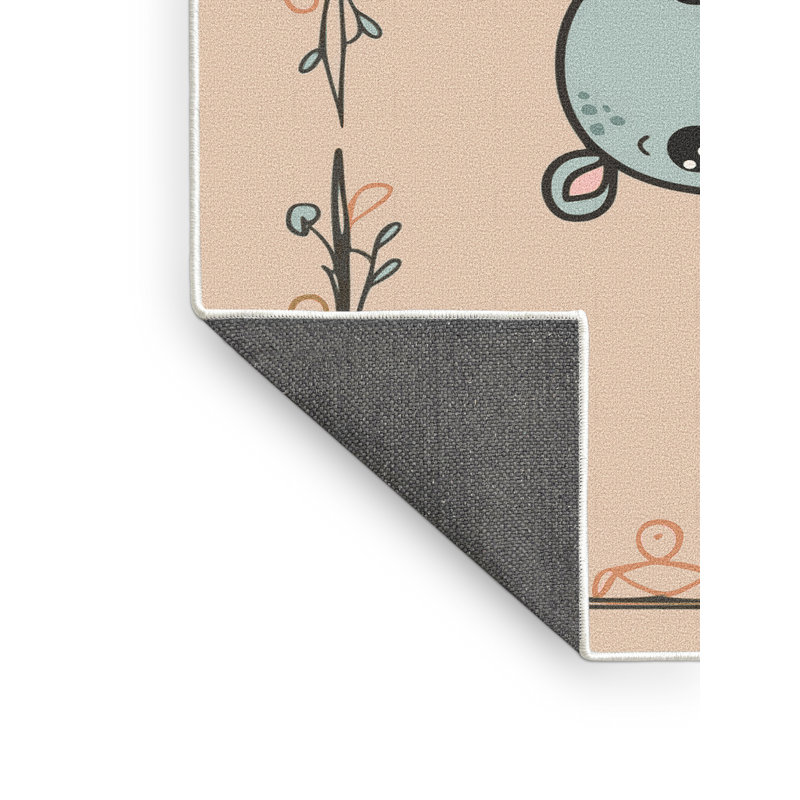 Tapis pour enfants East Urban Home, Tapis de couloir 2 pi x 4 pi