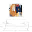 " Orange Blue Abstract " Painting Print