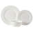 Mikasa Ashlyn 12-Piece Lightweight Chip-Resistant Bone China Dinnerware Set, Service for 4