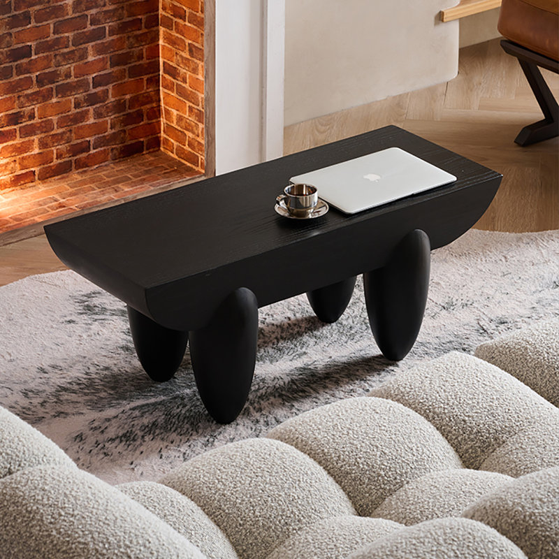 Table basse noire
