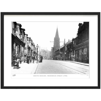 South Shields, Frederick Street C1906 by Francis Frith - Single Picture Frame Print