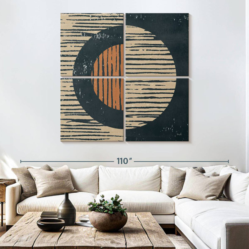 Primitive, 74" H x 74" W