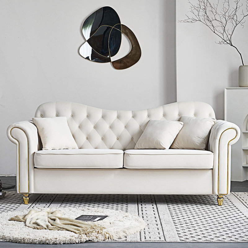 Canapé Chesterfield Mid-Century