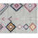 Tapis gris à motif tribal autochtone Spurgeon