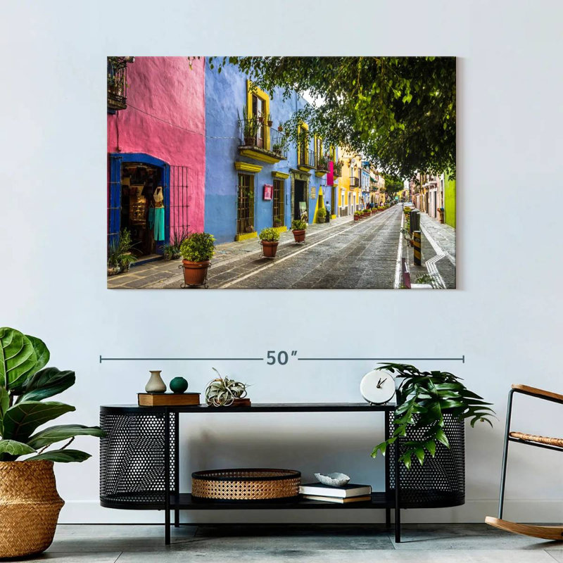 Sireci Mexican Street, 32" H x 48" W