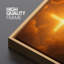 «Glowing Cross Light Waterfall Heavenly», art mural vertical sur toile encadrée-1368989350-1368989355