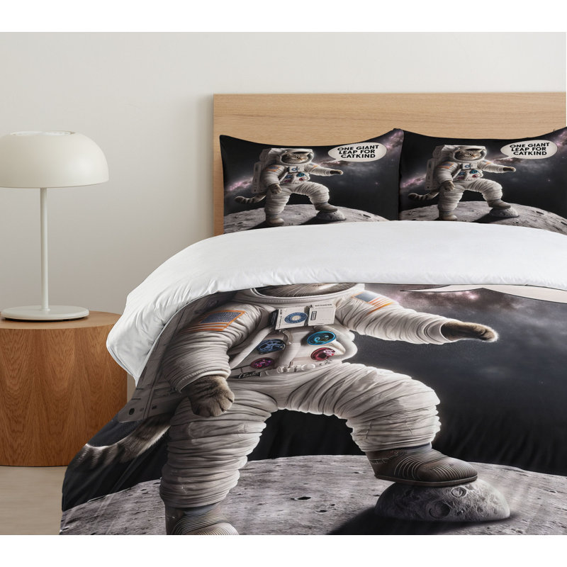 Cat Duvet Cover, King Duvet Cover + 2 Standard Shams