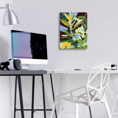 " Bay Leaf' By Megan Gallagher, Acrylic Glass Wall Art, 24"x36" " by Megan Gallagher