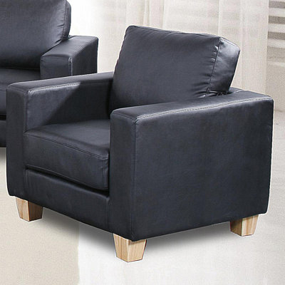 Peyton Faux Leather Club Chair