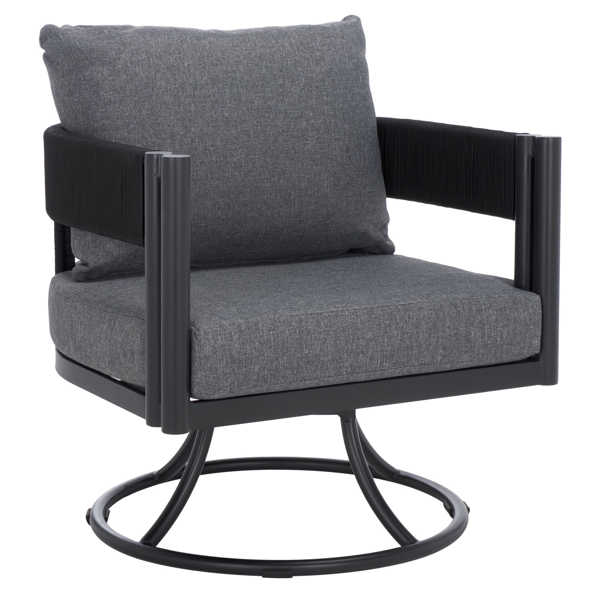 Viola Swivel Chair, Gray