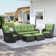 5 - Person Patio Conversation Sets with Cushions