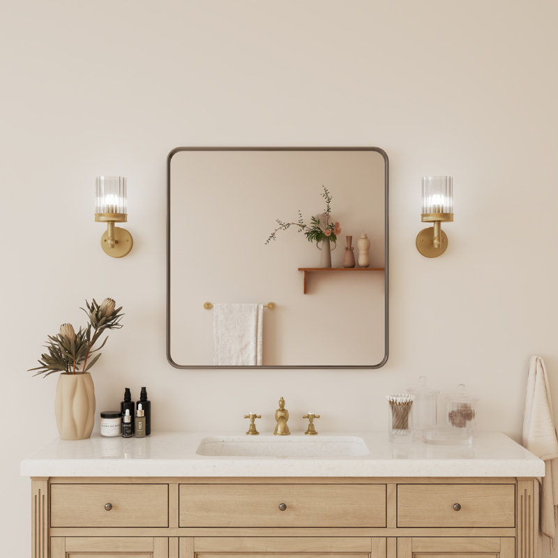 Miroir de salle de bain sur mesure, 30 po x 30 po