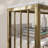 Eden Common Luxury White Sideboard Bookshelf with