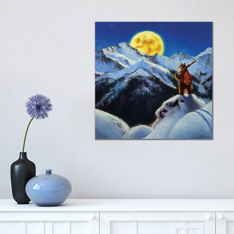 Night Patrol 2 by Lucia Heffernan - Wrapped Canvas Painting, 45.72 cm H x 45.72 cm W x 3.175 cm D