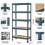 70cm W Manufactured Wood Height -Adjustable Shelving Unit-216312442-250100591