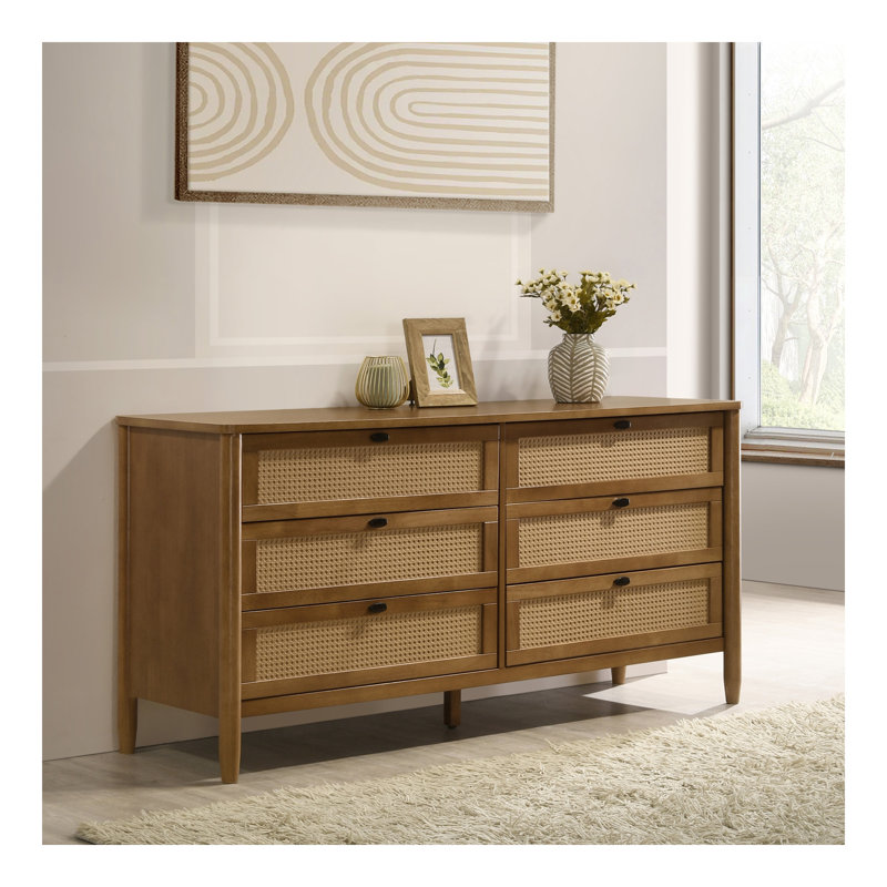 Commode 6 tiroirs Vichy