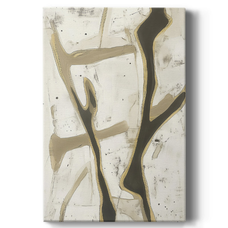 Abstract LVIII Gallery Wrapped Canvas - Ready To Hang -, 18" H x 12" W