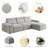 114.2'' Down-Filled Modular Sofa with Adjustable Recline Backrest and Storage Space-1504166363