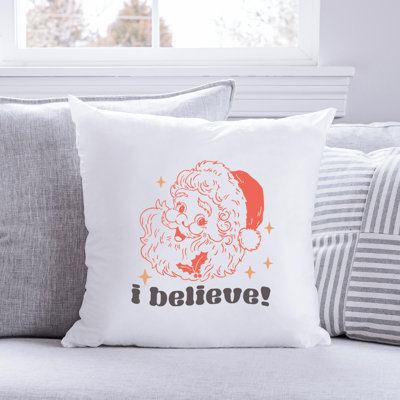 Christmas Cute Quotes - Throw Pillow Insert Included