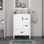Meuble-lavabo autoportant moderne 24 "avec lavabo en céramique-261895432