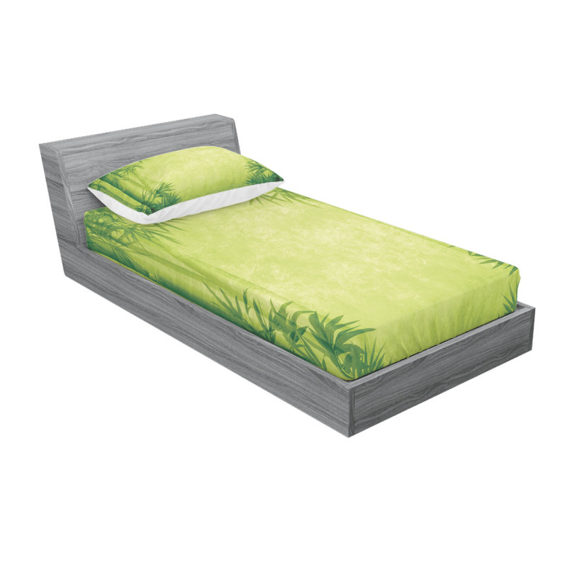 Microfiber Sheet Set, Twin Sheet Set with Fitted Sheet