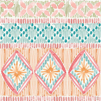" Macrame Meander Pattern VII " by Dina June Painting Print