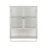 Modern Two-Door Wall Cabinet With An Open Shelf And Towel Rack
