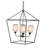 4 - Light Lantern Geometric Chandelier