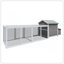 Spacious 118 Inch Wooden Chicken Coop With Free-Range Doors, Nesting Box, And Easy-Clean Pull-Out Tray For Outdoor Use