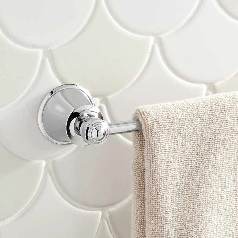 24" Cooper Collection Wall-Mount Towel Bar, Chrome