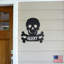 Fixation murale Scull and Bones