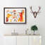 Abstract Art Painting Vol.461 by S.Johnson - Picture Frame Painting Print-55615093-55615096