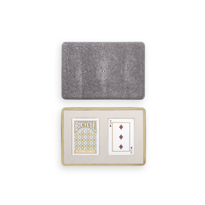 AERIN Leather Playing Cards