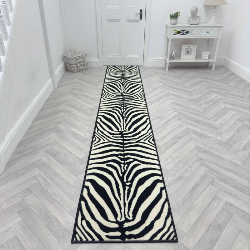 Runner Animal Print Area Rug, Runner 80 x 240 cm