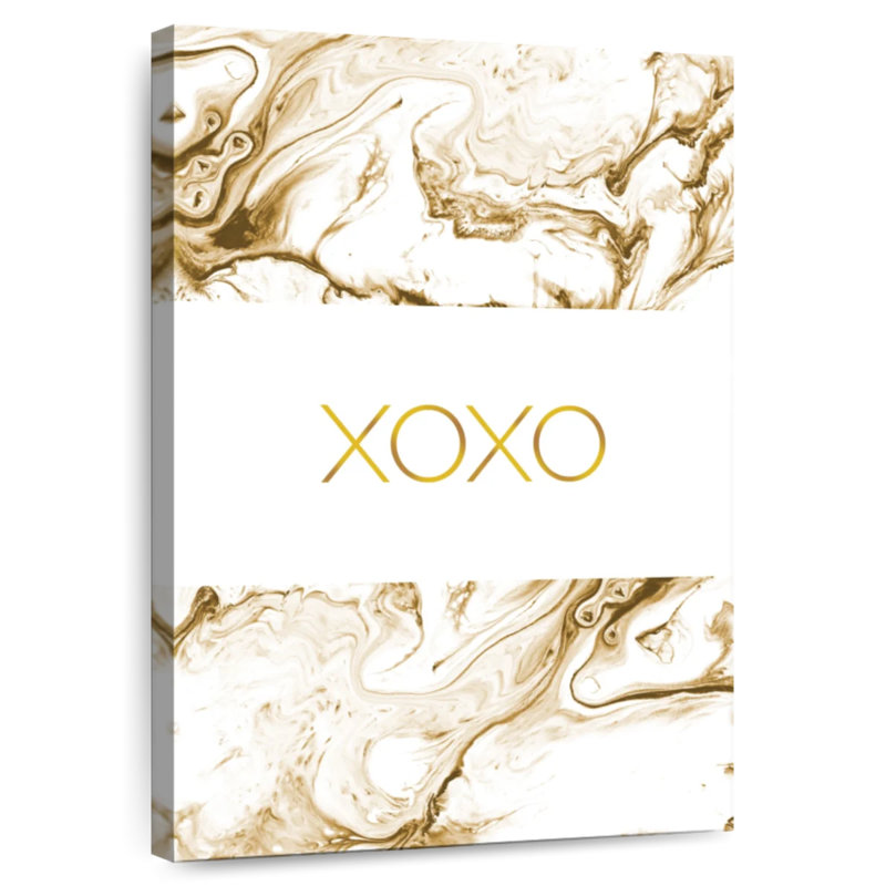 Typographie Tergel Xoxo, H 12 po x l 8 po